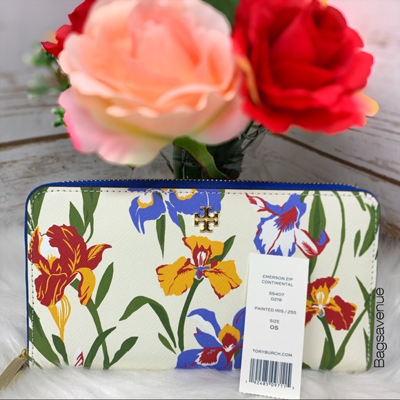 Emerson continental painted iris wallet Tory Burch - Picture 6 of 6